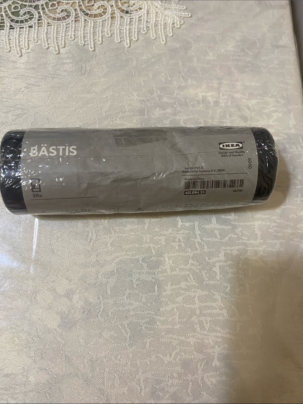 IKEA BÄSTIS Black Trash Bag Roll Better more pets. Open to Offers! New - Picture 1 of 2